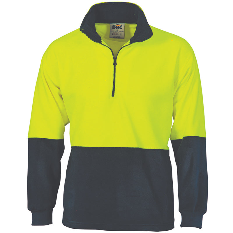 3825 DNC 1/2 ZIP  POLAR FLEECE WINDCHEATER