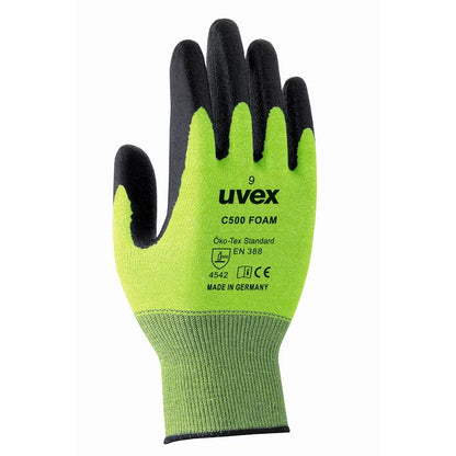 HX60494 UVEX HELIX C5 FOAM SOFT GRIP COAT PALM & FINGERTIP