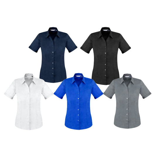 S770LS FASHION BIZ LADIES MONACO SHORT SLEEVE SHIRT