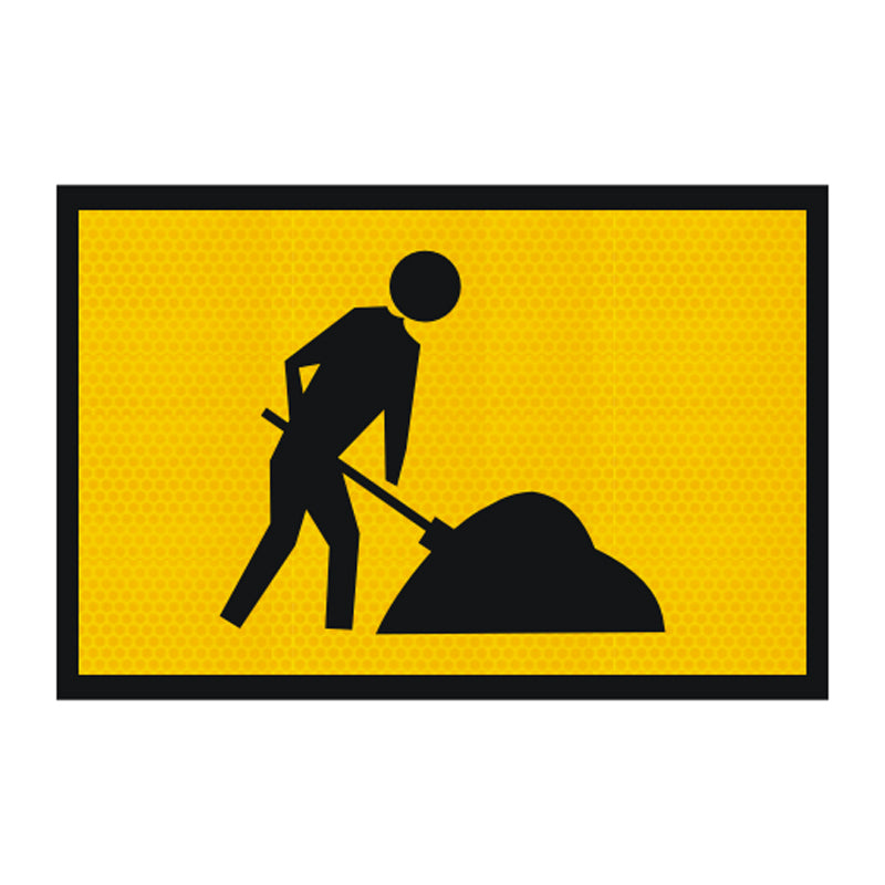 TQS9-5-1A-CL1A WORKMEN AHEAD 900X600 REFLECT