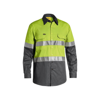 BS6696T BISLEY MENS 3M TAPED COOL HI VIS LIGHTWEIGHT SHIRT