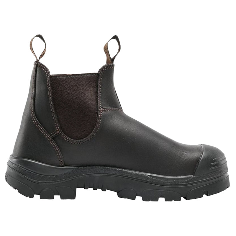 332101 STEELBLUE HOBART ELASTIC SIDE BOOT + BUMP CAP