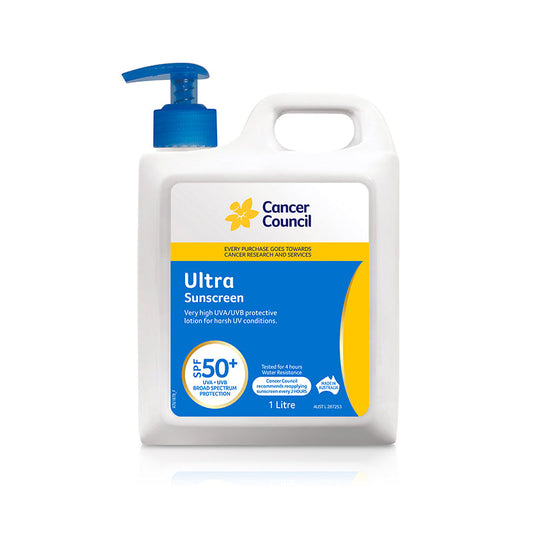 1136 CANCER COUNCIL SUNSCREEN 1L PUMP PACK ULTRA SPF 50+