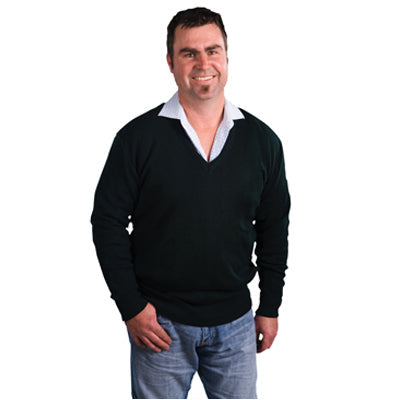 V23-L V NECK JUMPER 50% SWASH WOOL 50% ACR 26-28