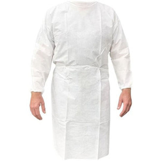 DPEA500 RCR WHITE DISPOSABLE APRON 800 X 1400MM BX/50 PCS