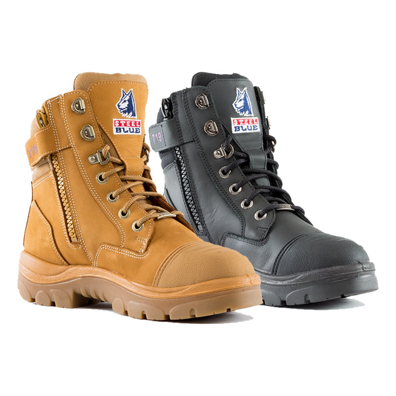512719 LADIES SOUTHERN CROSS ZIP/SCUFF BOOT