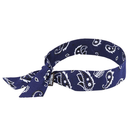 6700 ERGODYNE CHILL-ITS EVAPORATIVE COOLING BANDANA BLUE WESTERN