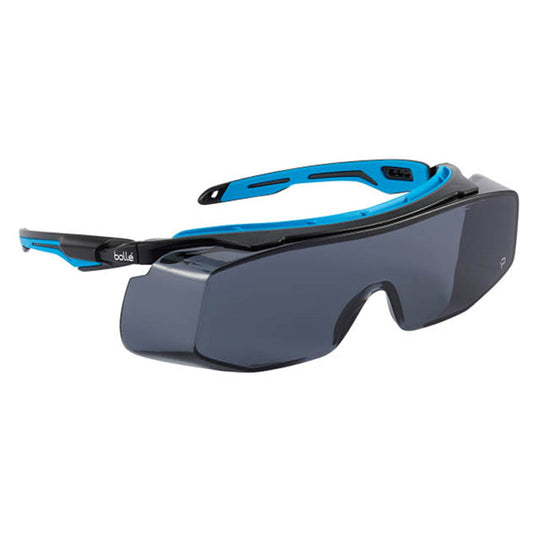 TRYOTGPSF BOLLE TRYON OTG PLATINUM ANTI-SCRATCH ANTI-FOG SMOKE LENS SAFETY GLASSES