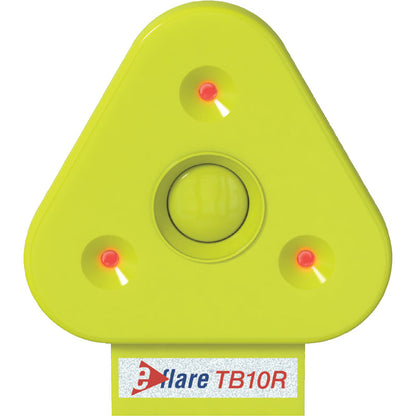 TB10R EFLARE BEACON TRIANGLE 3 LED FLASHING NO BASE RED