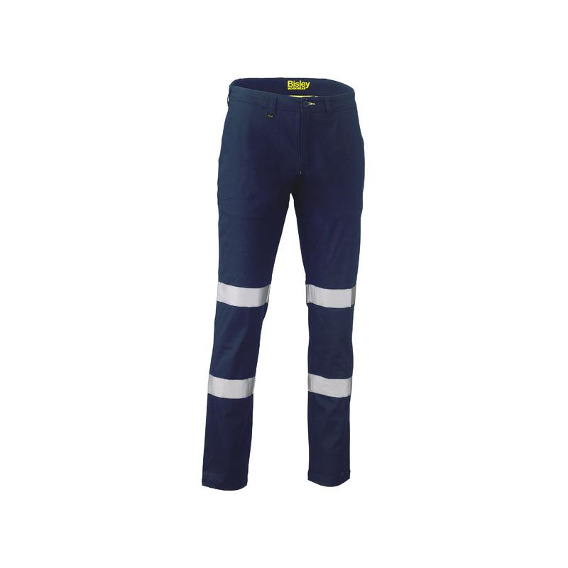 BP6008T BISLEY DRILL BIOMOTION HI-VIS TAPE TROUSER