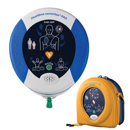 HEARTSINE SAMARITAN PAD 360P FULLY AUTOMATIC DEFIBRILLATOR WITH PROTECTIVE CASE