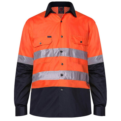 RM107V2R VENTED LIGHT WEIGHT L/S SHIRT CW TAPE