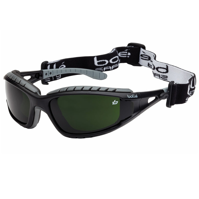 1652017 BOLLE TRACKER 2 BLACK WELDING SHADE 5 LENS SAFETY GLASSES