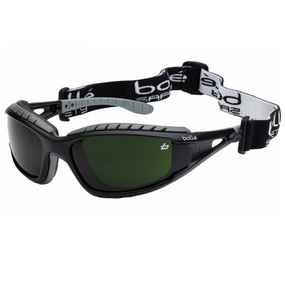1652017 BOLLE TRACKER 2 BLACK WELDING SHADE 5 LENS SAFETY GLASSES