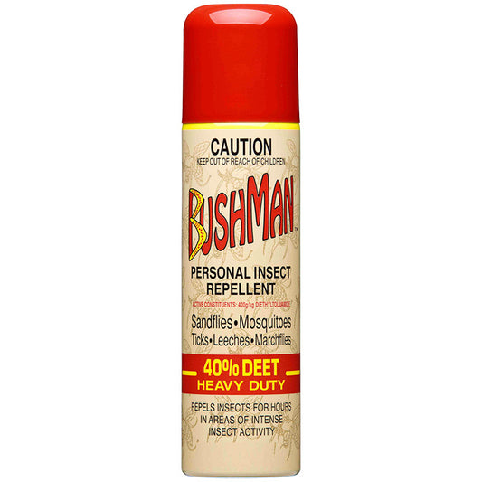 BU130A BUSHMAN ULTRA AEROSOL 130g INSECT REPEL 40% DEET
