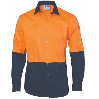 3942 DNC DRILL SHIRT NO POCKETS L/S  #