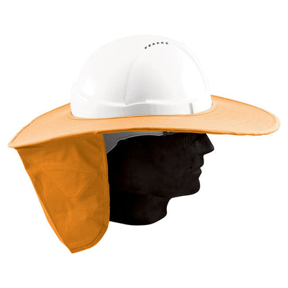 SB1280  CLOTH LINED HARD HAT BRIM WITH NECK FLAP