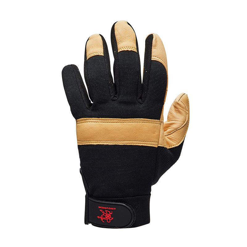 ATTILIUS  DEERSKIN MECHANICS GLOVE-2XLARGE