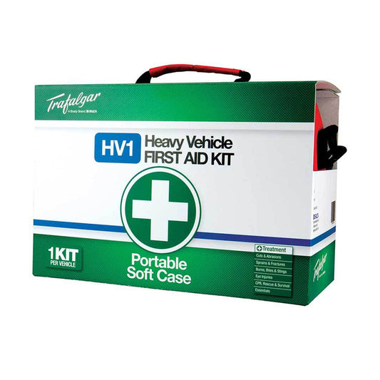 876475 BRADY HEAVY VEHICLE PORTABLE SOFT CASE FIRST AID KIT