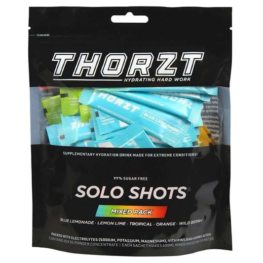 SSSFMIX THORZT SUGAR FREE SOLO SHOT MIXED FLAVOURS PK=50