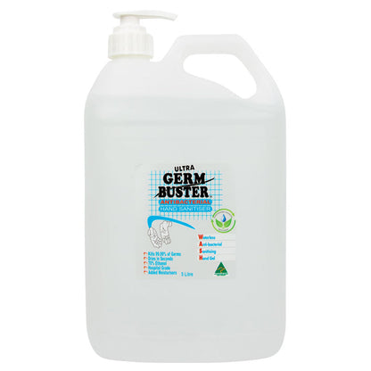 GB5LP GERM BUSTER HAND SANITISER 5LT PUMP PACK