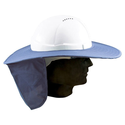 SB1280  CLOTH LINED HARD HAT BRIM WITH NECK FLAP