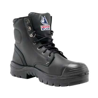 342102 STEEL BLUE ARGYLE LACE UP BOOT WITH NITRILE BUMP CAP