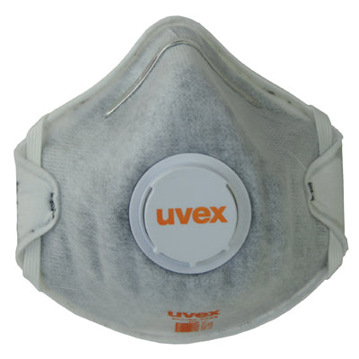 8732-228 UVEX P2 CUP SHAPED DISP MASK VALVED & CARBON BX=15PCS