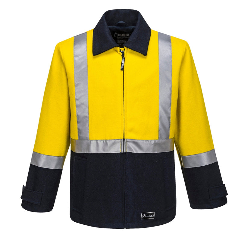 K8018 HUSKI WELDER WOOL JACKET WITH TAPE