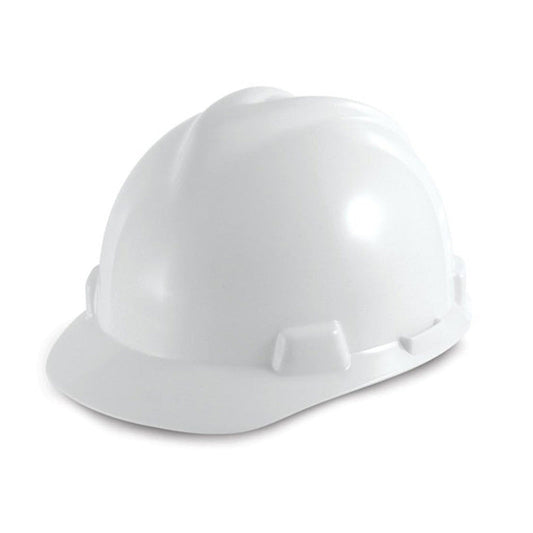 226019WH MSA V-GARD ELITE HARD HAT FAS-TRAC SUSPENSION WHITE