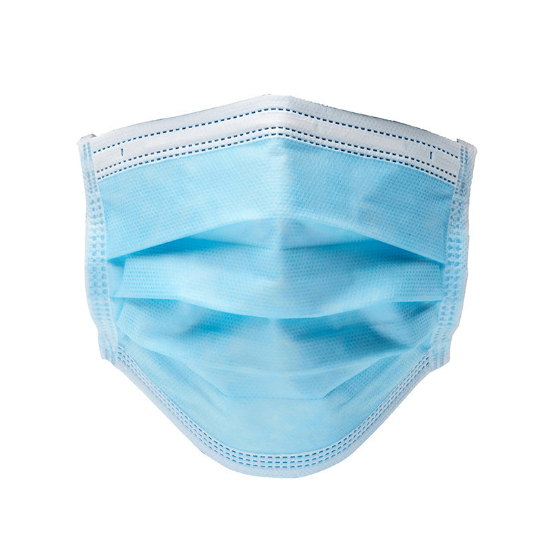 ARMOURWEAR SINGLE USE BLUE NON-SURGICAL PROCEDURE MASK 4 PLY BOX=50