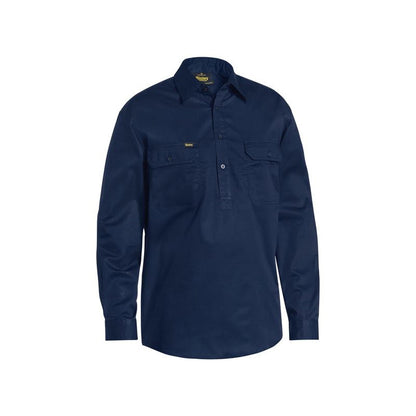 BSC6820 CLOSED FRONT COOL L/WEIGHT DRILL SHIRT