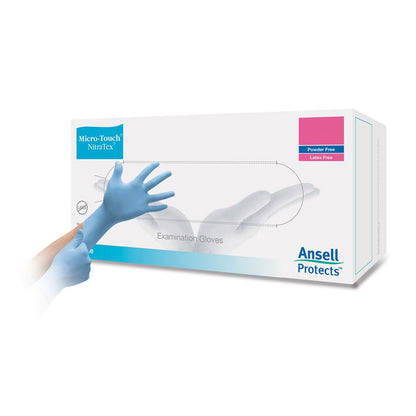 4472 ANSELL HEALTHCARE MICRO TOUCH NITRA-TEX MEDIUM BX=100