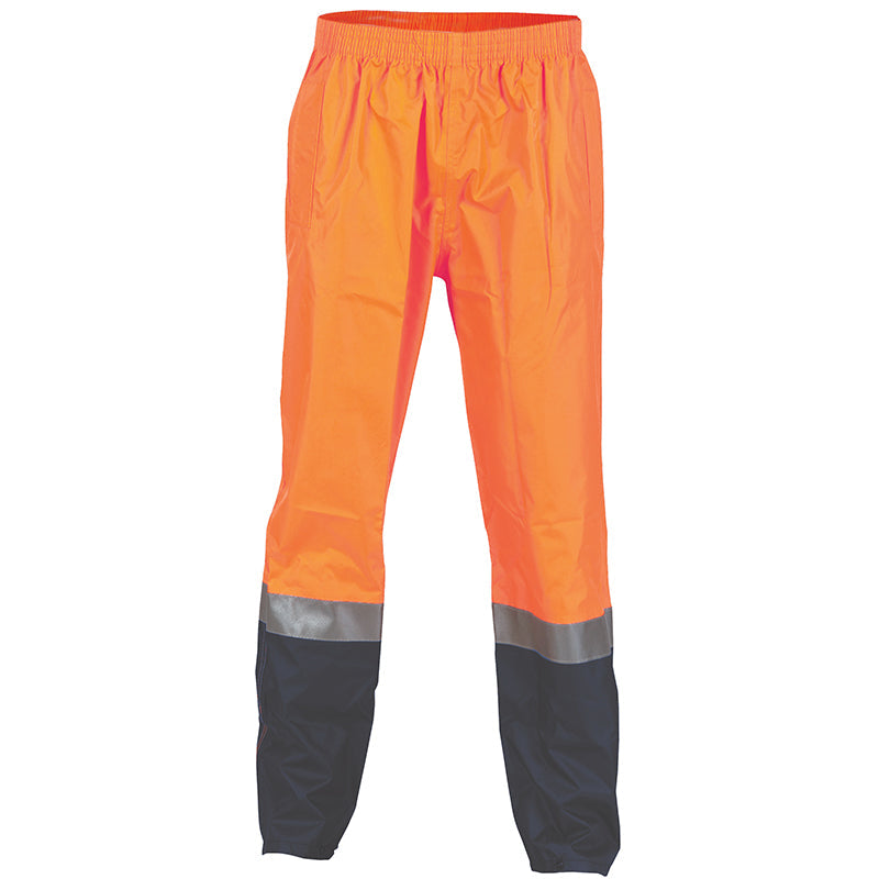 3880 190D POLY/PU 2TONE HV L/W RAIN PANT – TAPED