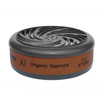 7100A MOLDEX ORGANIC VAPOUR A1 CARTRIDGES PK/2