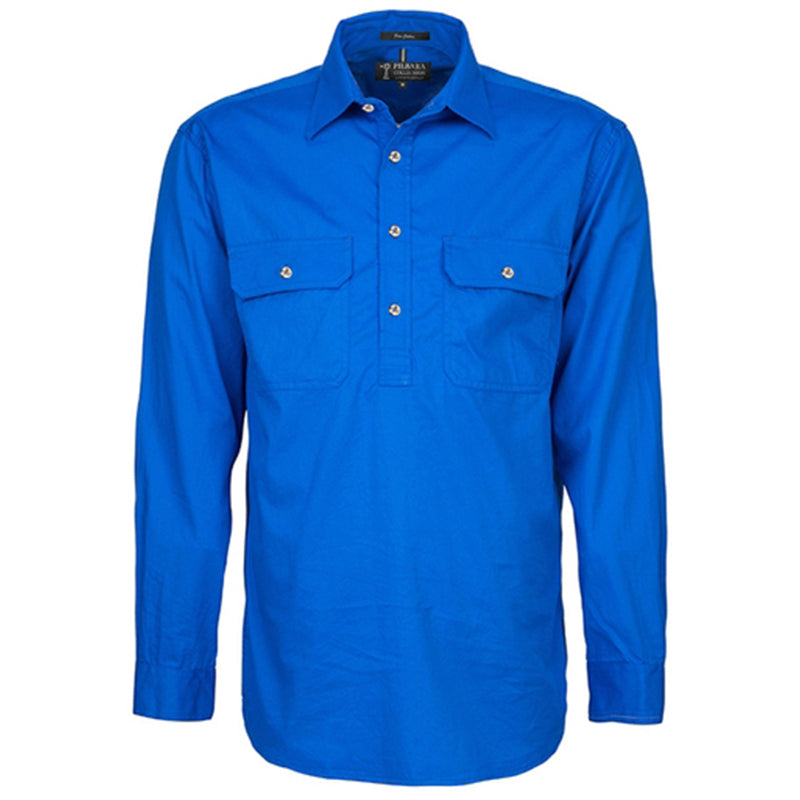 RM200CF PILBARA SHIRT MENS CLOSED FRONT LT WEIGHT