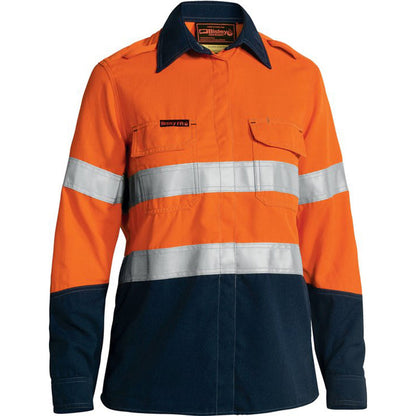 BL8082T BISLEY LADIES HRC2 TECASAFE FR SHIRT LONG SLEEVE