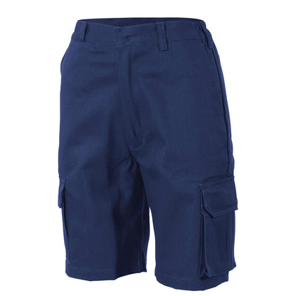 3308 DNC LADIES 311GSM DRILL CARGO SHORTS #