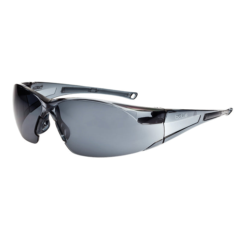 1652302 BOLLE RUSH SMOKE LENS SAFETY GLASSES