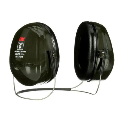 H520B 3M PELTOR OPTIME II GREEN NECKBAND EARMUFF HIGH NOISE 28.0 CL5
