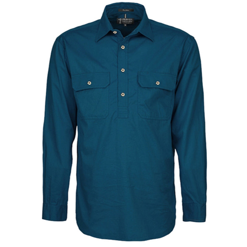 RM200CF PILBARA SHIRT MENS CLOSED FRONT LT WEIGHT