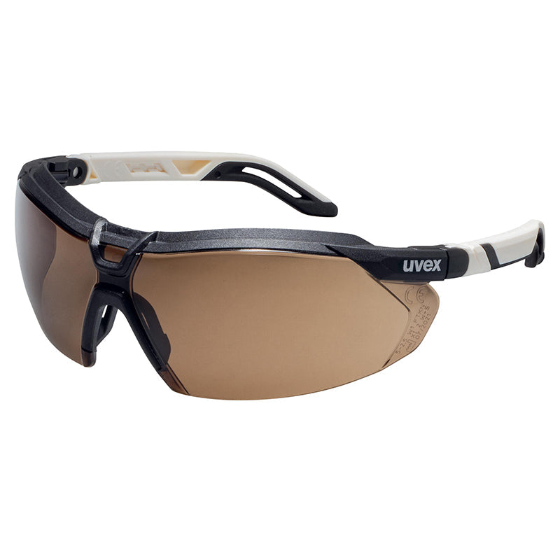 9183-233 UVEX I-5 BROWN CBR 23 LENS SAFETY GLASSES