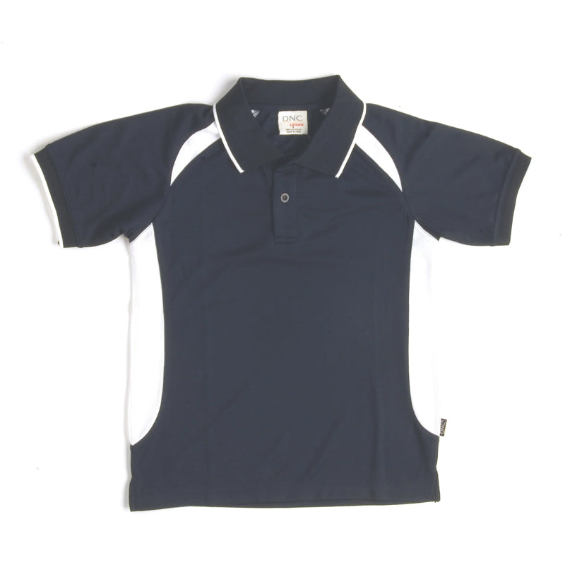 5262  AIRFLOW CONTRAST RAGLAN MESH POLO S/S