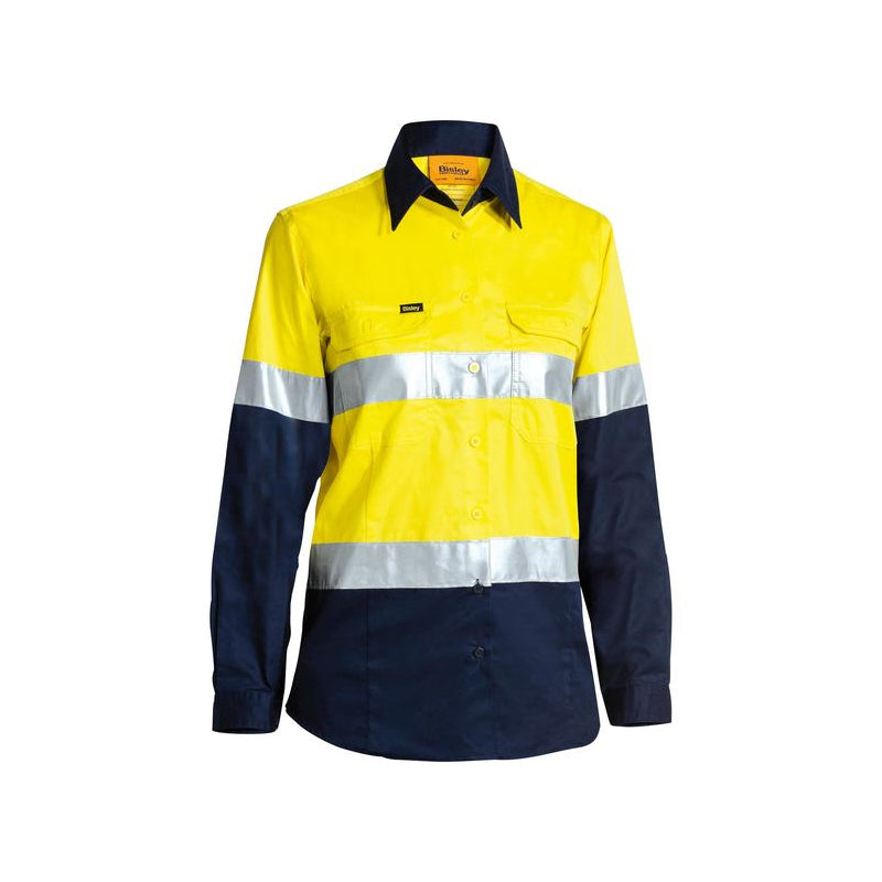 BL6896 BISLEY LADIES LIGHTWEIGHT TAPED LONG SLEEVE SHIRT
