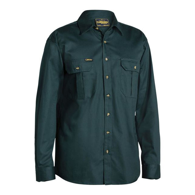 BS6433 LONG SLEEVE DRILL SHIRT