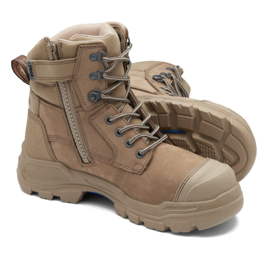 9063 BLUNDSTONE ROTOFLEX 150MM ZIP SAFETY BOOT