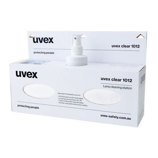 1012 UVEX DISPOSABLE LENS CLEANING STATION 225ml