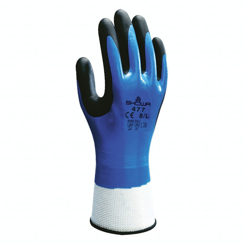 477 SHOWA FULL COAT NITRILE GLOVE OIL PROOF
