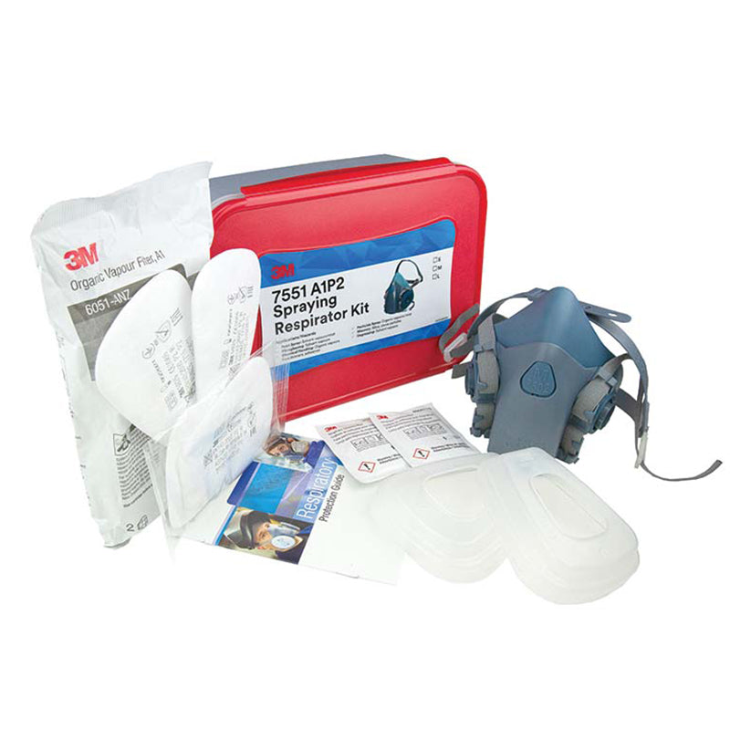 7551 3M MEDIUM  HALF FACE SPRAYING RESPIRATOR KIT