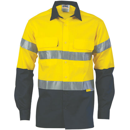3988 DNC COOL BREEZE LONG SLEEVE WORK SHIRT 3M TAPE